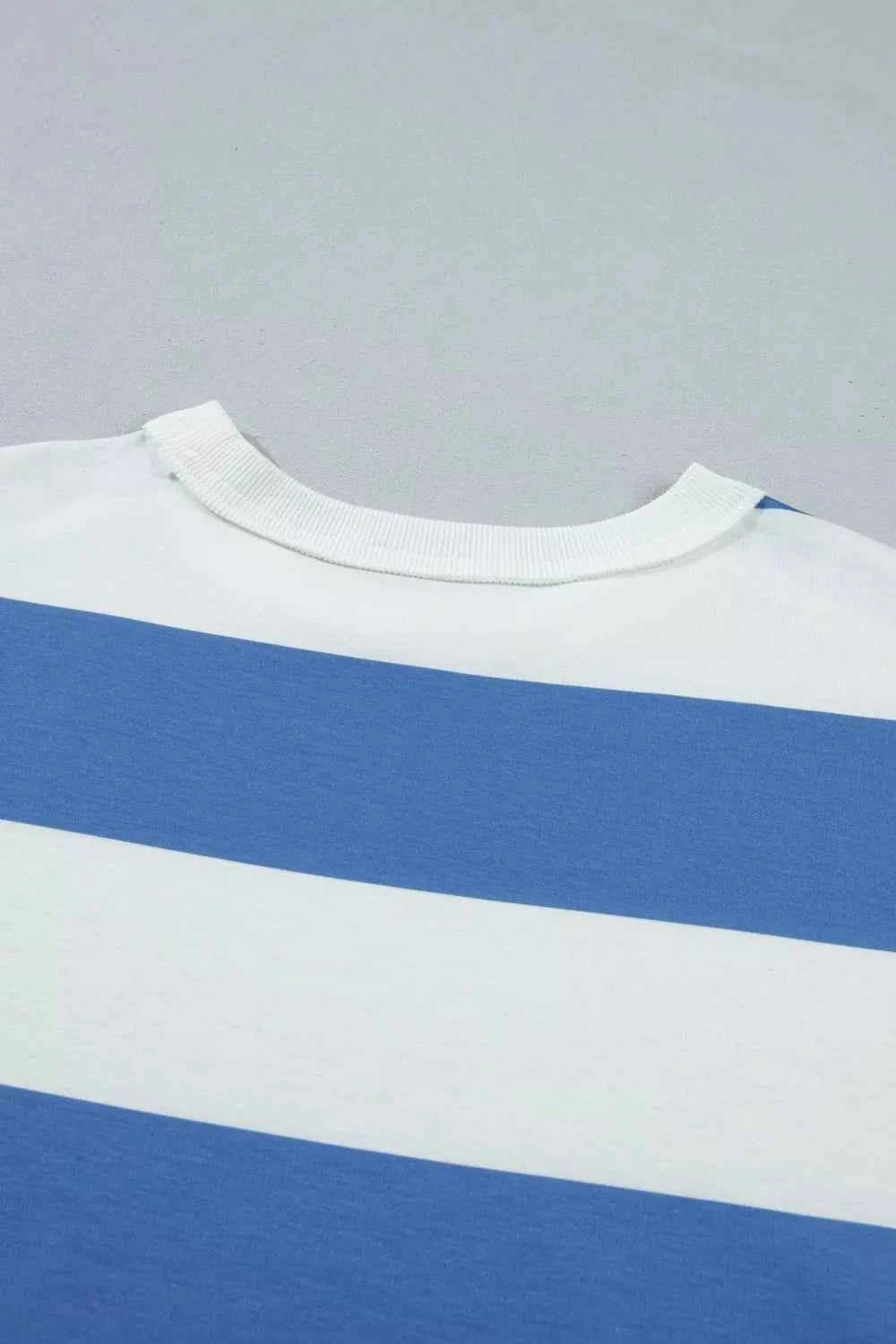 Casual Striped T-Shirt Dress