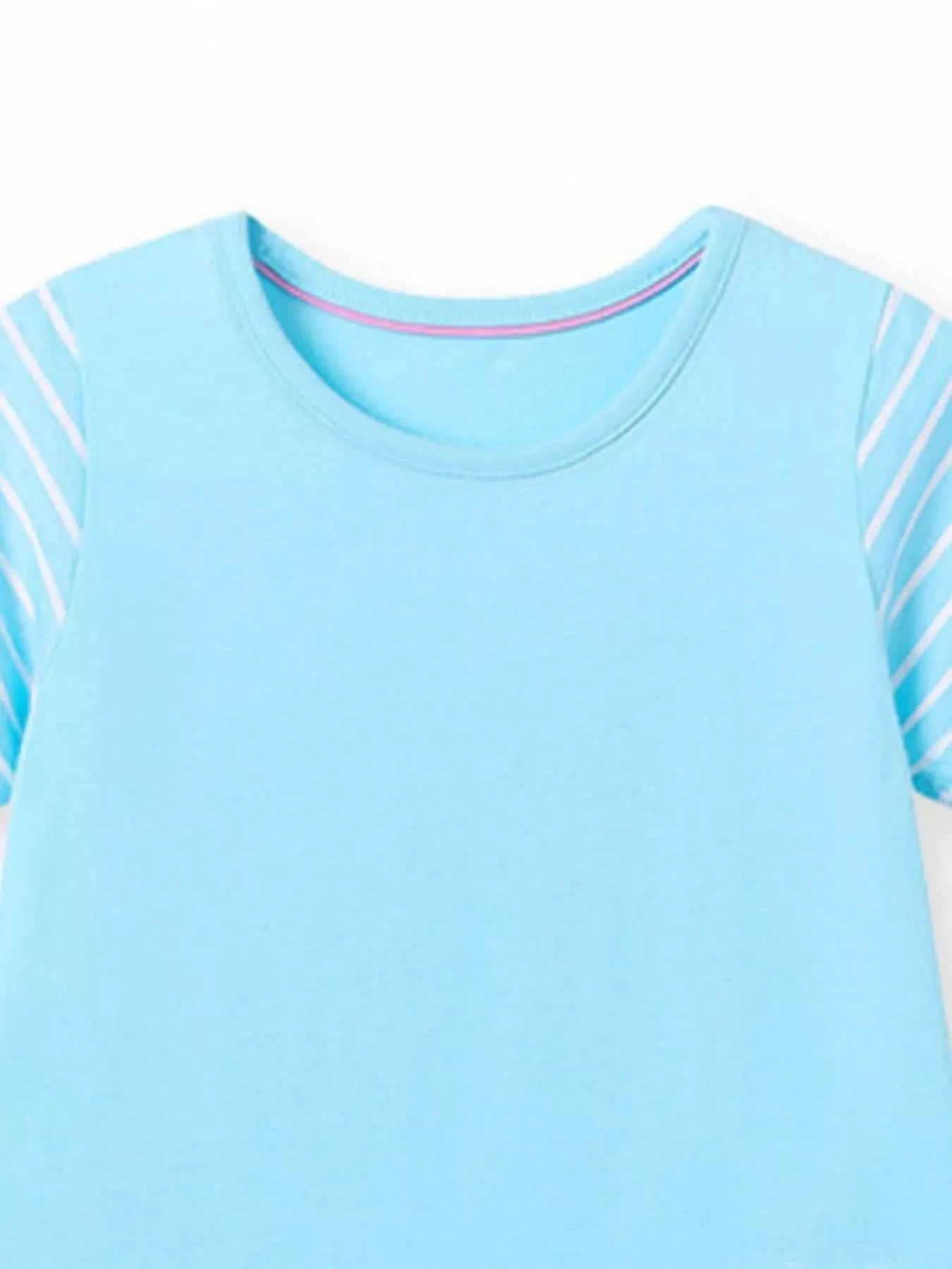 Children's Cartoon Mouse Embroidered Casual Dress