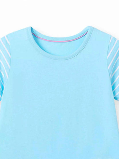 Children's Cartoon Mouse Embroidered Casual Dress