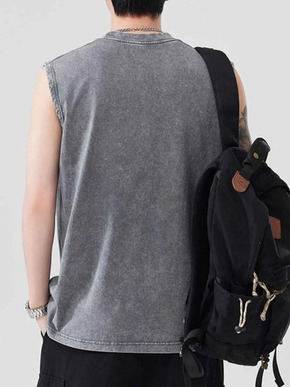 Men's Spider Round Neck Tank