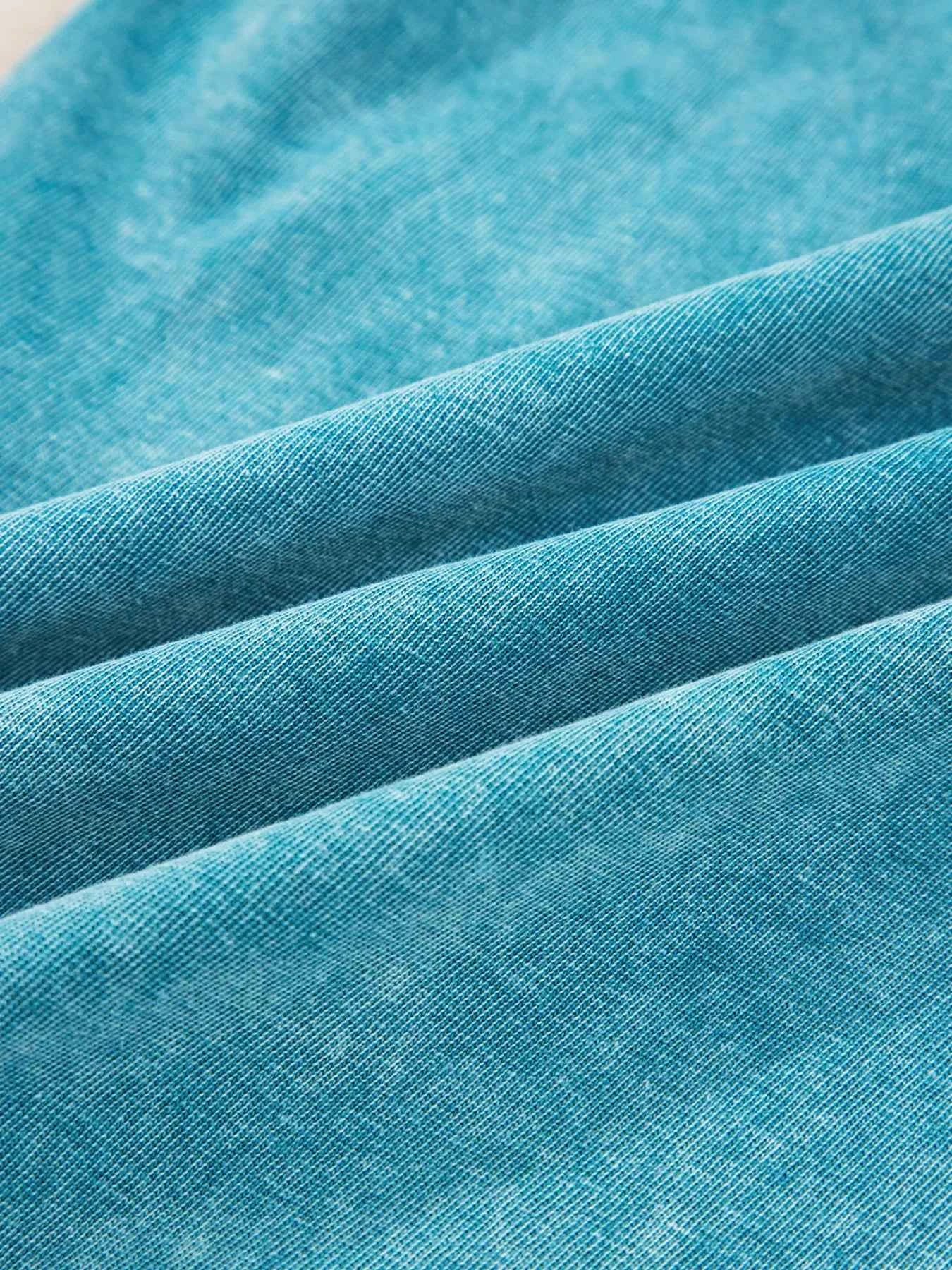 Mineral Wash High Waist Patched Pocket Pants