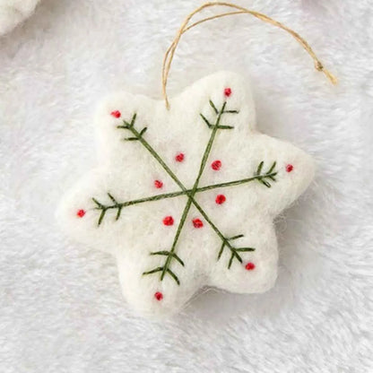 Christmas Felt Snowflake Ornament