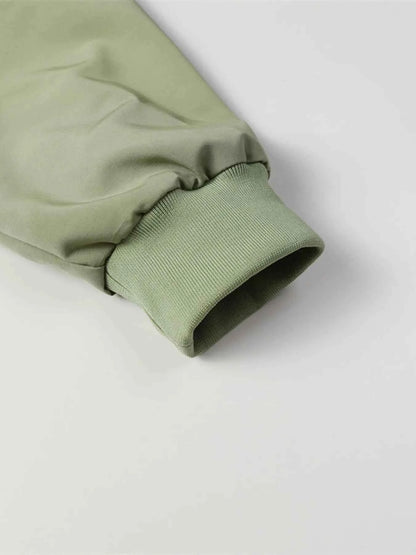 Men's Star Pattern Zip-Up Jacket