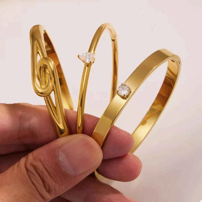 18K Gold-Plated Zircon Bracelet