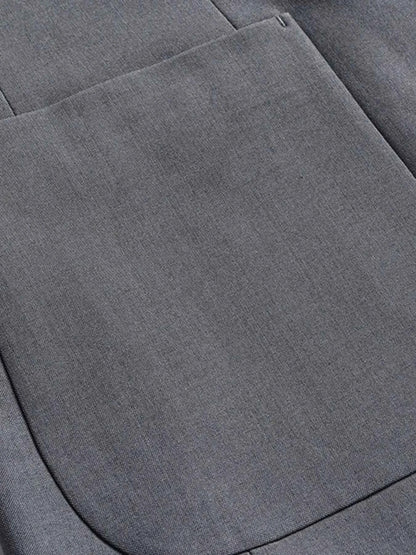 Men's Lapel Collar Long Sleeve Blazer