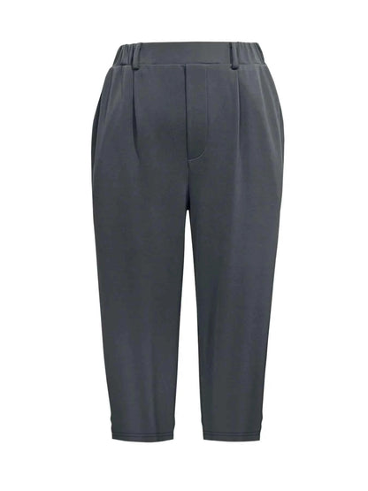 Pleated Detail Pants with Pockets
