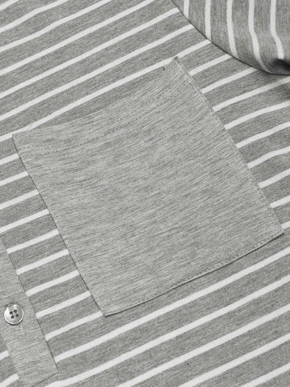 Striped Long Sleeve Lounge Dress