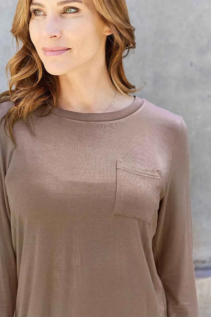 Basic Bae Full Size Round Neck Long Sleeve Top