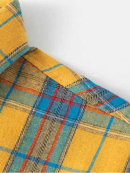 Men's Plus Size Button Up Long Sleeve Shirt