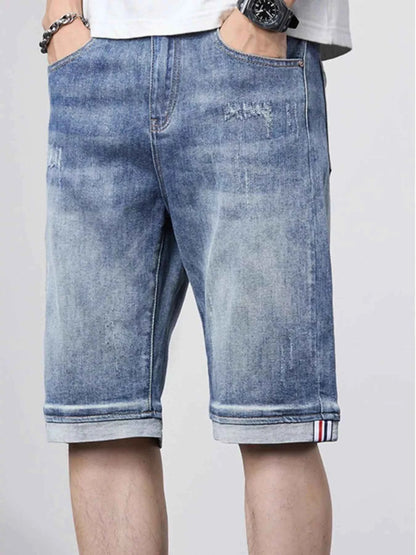 Men's Loose Fit Denim Shorts