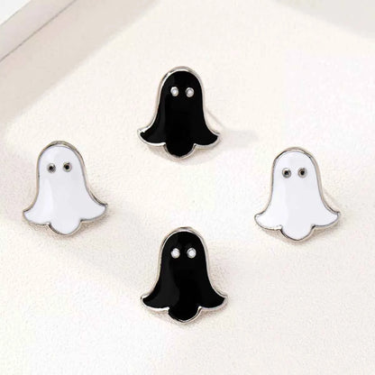 2 Pair Halloween Ghost Stud Earrings