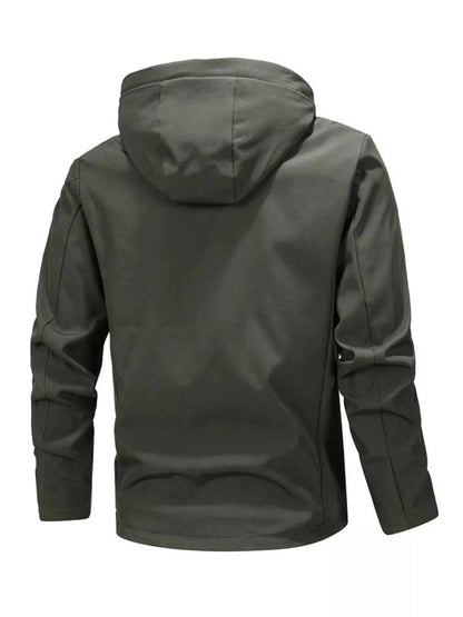 Men's Plus Size Casual Hooded Windproof Jacket