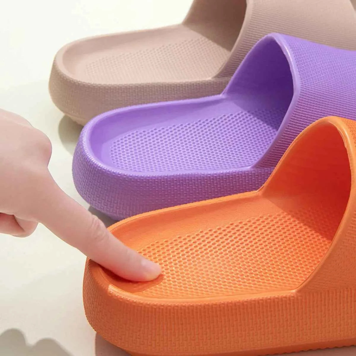 Open Toe Platform Slippers