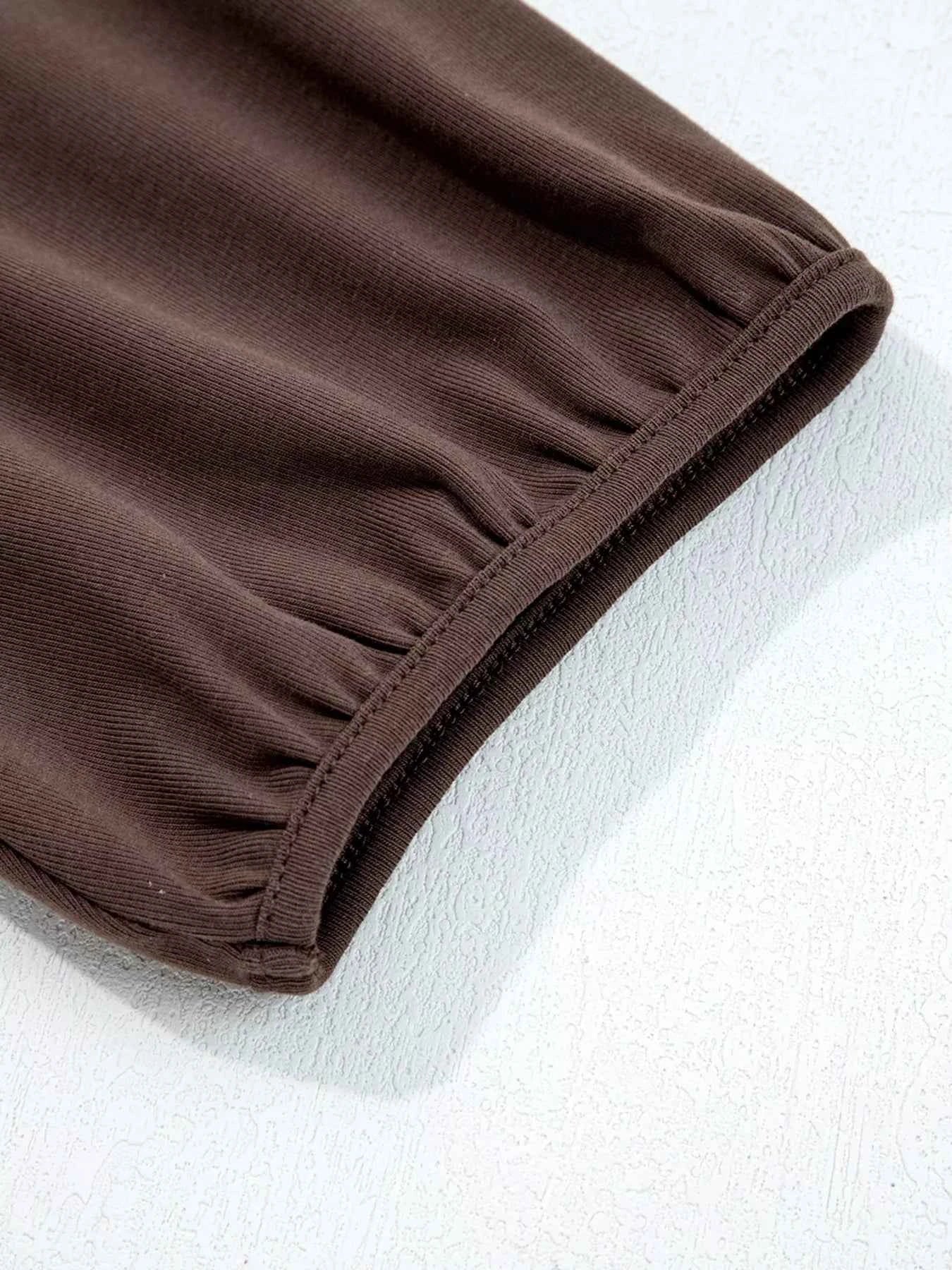 Short Sleeve Knit Top Patchwork Pleated Dress