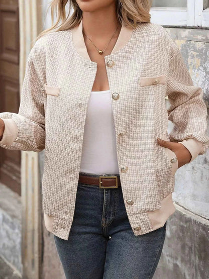 Button Up Long Sleeve Jacket