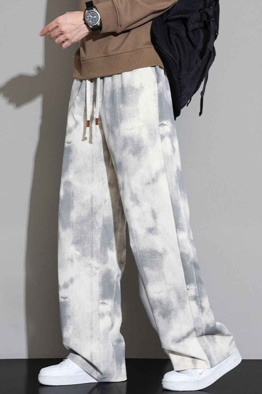 Men's Tie-Dye Loose Fit Casual Pants