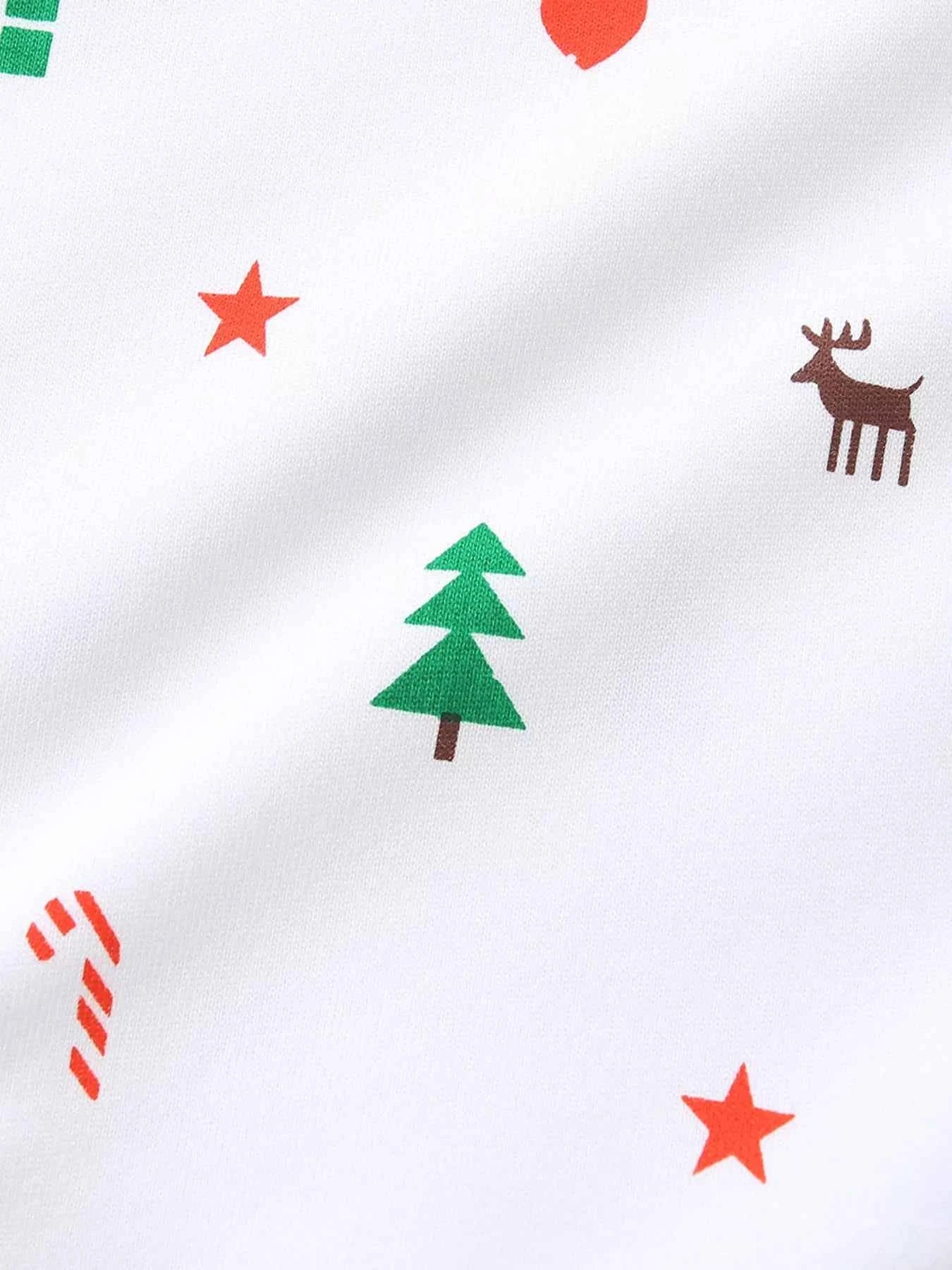 Children's Christmas Print Crew Neck Sweatshirt