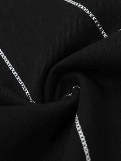 Men's Spider Web Embroidered Flared Jeans