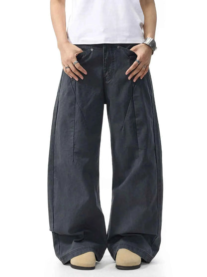 Men's Wide Leg Relaxed Fit Casual Pants