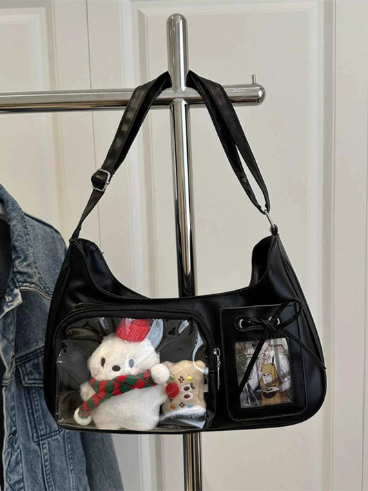 Clear Pocket Crossbody Bag