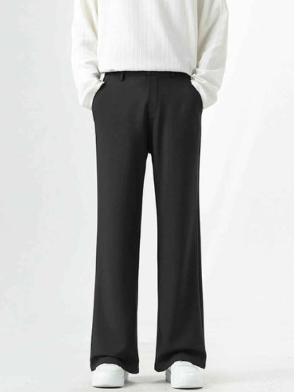 Men's Full Size Basic Style Wide Leg Pants Plus Size