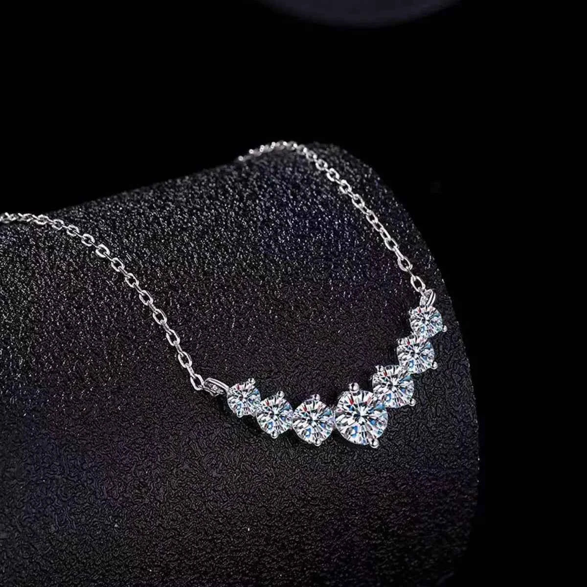 1.7 Carat Moissanite 925 Sterling Silver Necklace