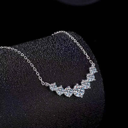 1.7 Carat Moissanite 925 Sterling Silver Necklace