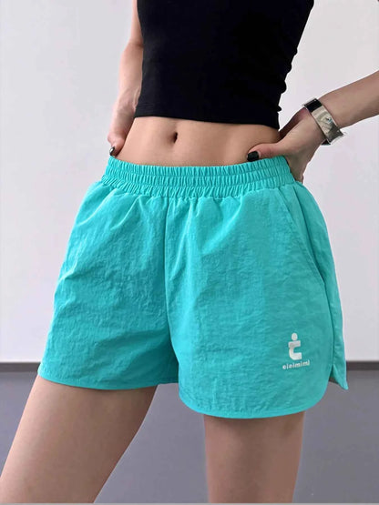 Elastic Waist Cotton Linen Shorts