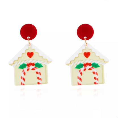 Christmas Acrylic Dangle Earrings