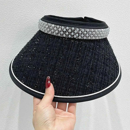 Pearl Detail Sunscreen Hat