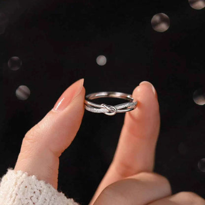 925 Sterling Silver Knot Ring