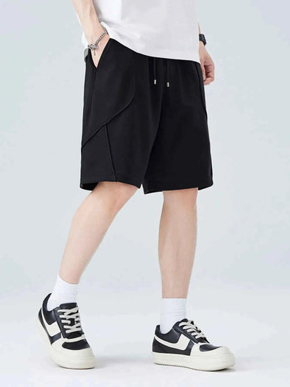 Men's Plus Size Casual Drawstring Shorts