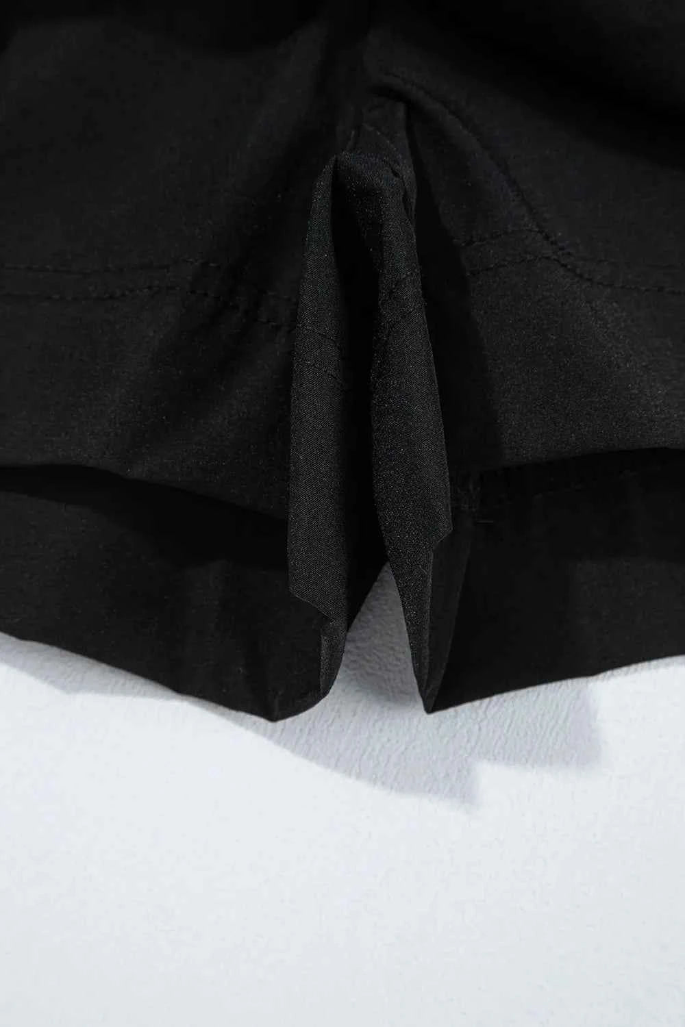 Cargo Pocket Elastic Waist Active Casual Skort