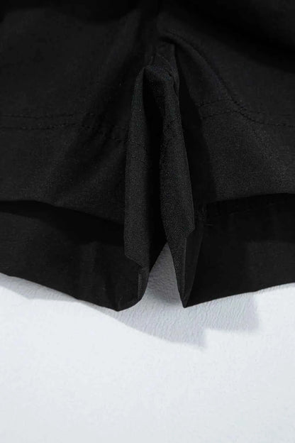 Cargo Pocket Elastic Waist Active Casual Skort