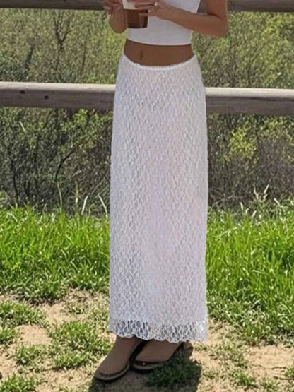 Lace Maxi Skirt