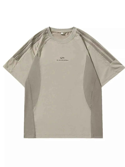 Men's Plus Size Round Neck Short Sleeve T-Shirt