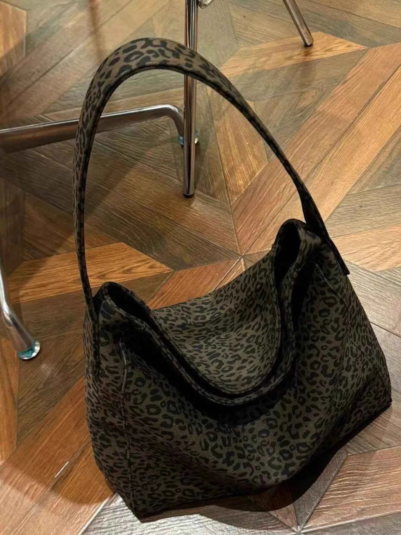 Leopard Print Tote Bag