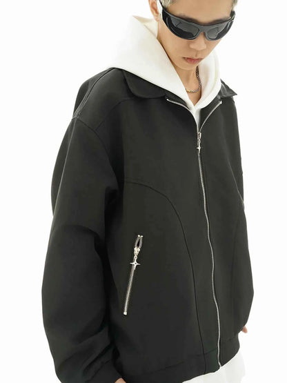 Men's Zip Up Long Sleeve Jacket