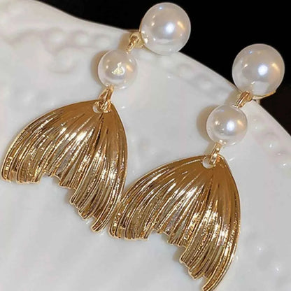 18K Gold-Plated Alloy Geometric Earrings