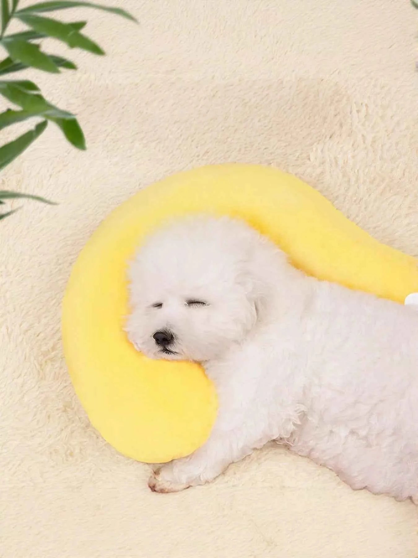 Question Mark Shaped Plush Pet Bed