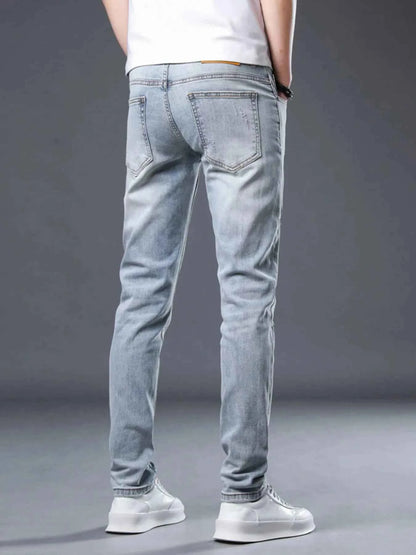 Men's Distressed Slim Fit Jeans