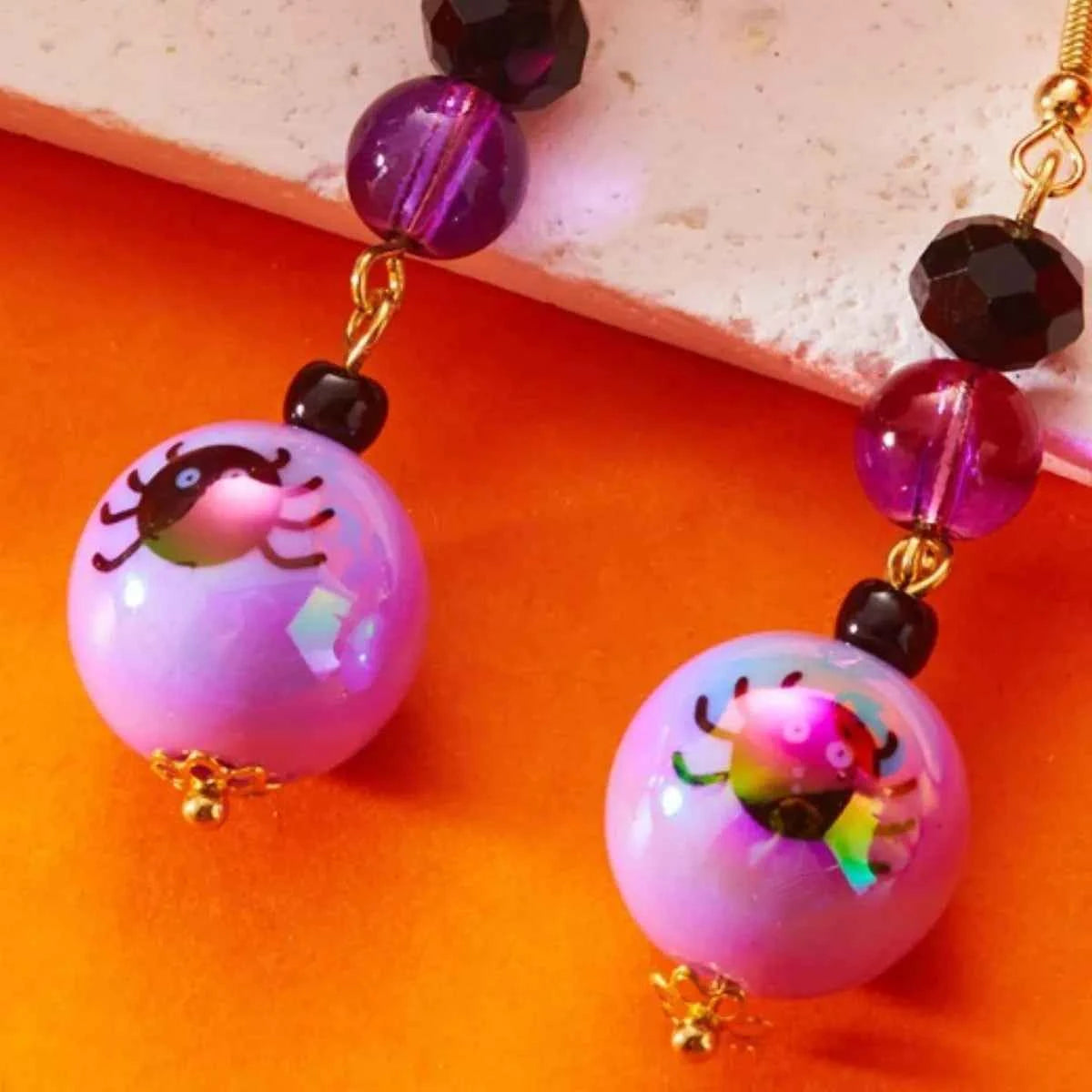 Halloween Acrylic Drop Earrings