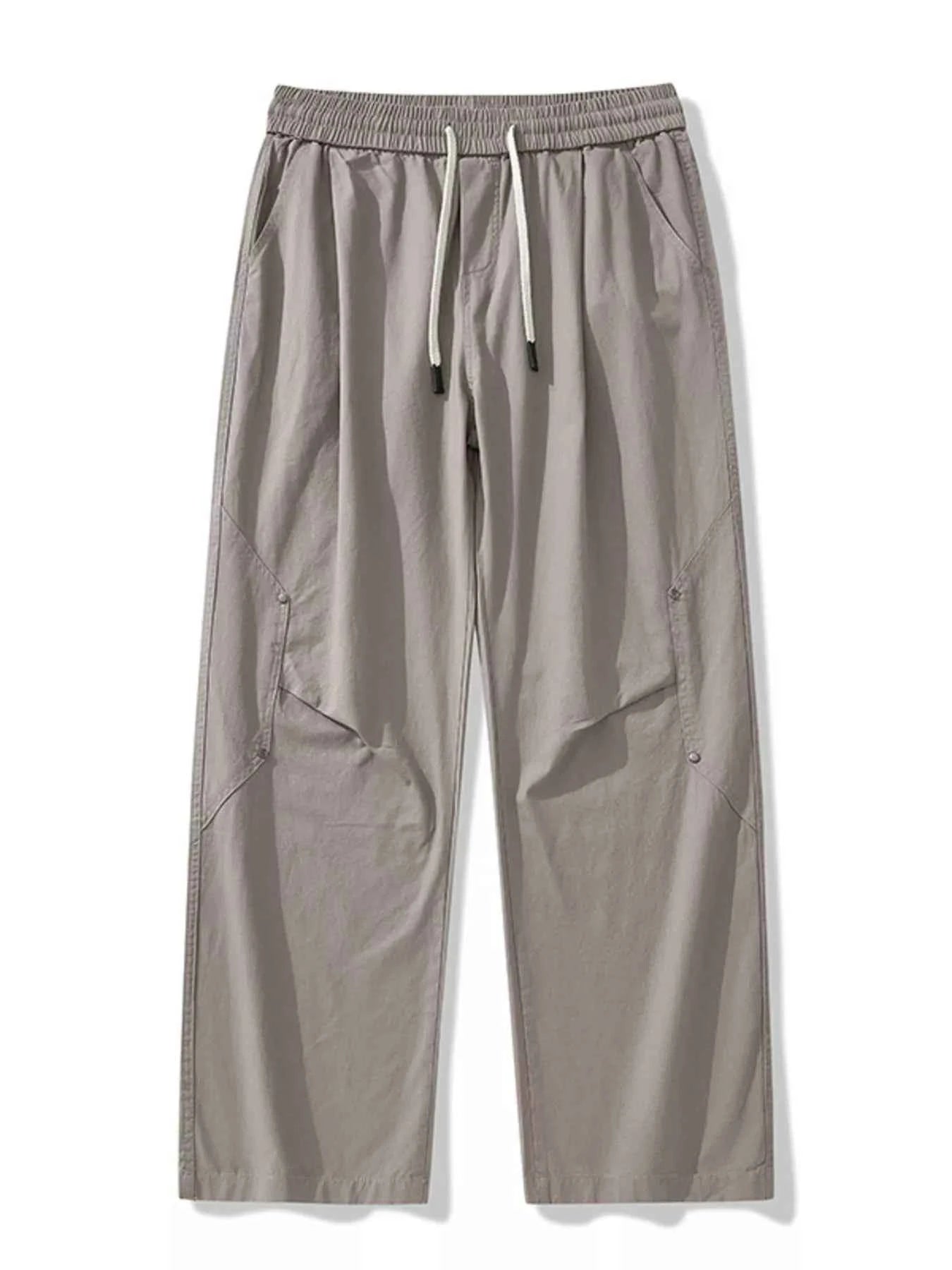 Men's Plus Size Loose Fit Drawstring Cargo Pants