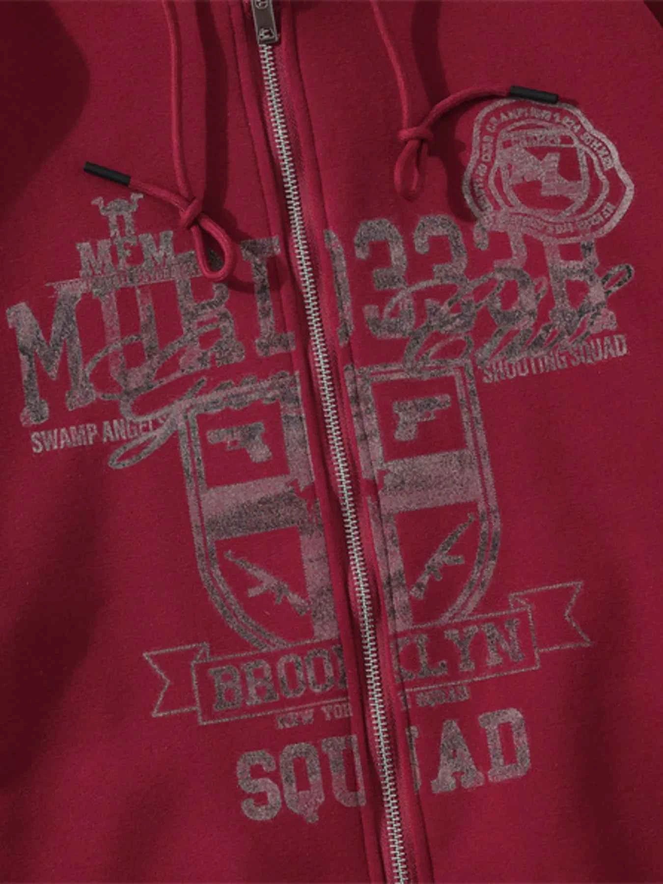 Men's Zip-Up Hooded Jacket