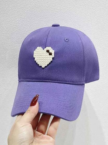Heart Adjustable Baseball Cap