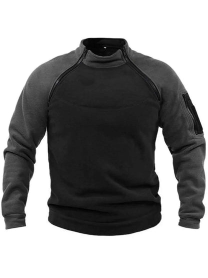 Men's Full Size Long Sleeve Fleece Sweatshirt Plus Size