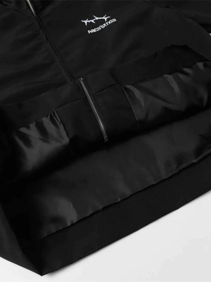 Men's Contrast Zip Up Jacket