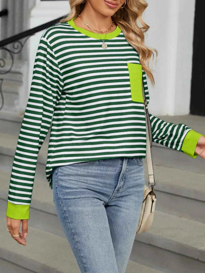 Striped Long Sleeve T-Shirt