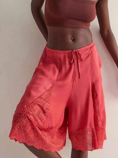 Lace Detail Shorts