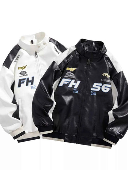 Men's Plus Size Zip Up Long Sleeve Jacket